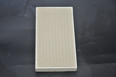 LPG için Kızılötesi Honeycomb Seramik Brülör Plaka Kordiyerit 132 * 92 * 13mm