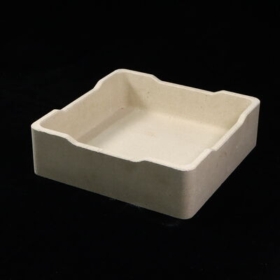 Cordierite-mullite yangın geçirmez saggar dikdörtgen veya kare tipinde yüksek nem direnci seramik ve cam pişirme için mükemmel