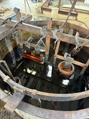 Yüksek Alümina seramik Porous Chrome Elektroplating için seramik kaplar