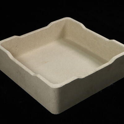 Cordierite-mullite yangın geçirmez saggar dikdörtgen veya kare tipinde yüksek nem direnci seramik ve cam pişirme için mükemmel