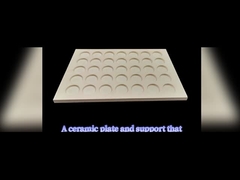 Ateşli Cordierite Setter Plate Toz Metalürjisi için Termal Şok Direnci