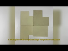 İşlenebilir Sarı Zirkonyum Oksit Seramik Plaka Giyim Direnci Özel