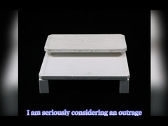 Mn-Zn ferrit çekirdeklerini yakmak için ateşli çukurlu sandviç plaka